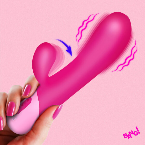 Clit Tapping Vibrating Rabbit - Pink Clit Tapping Vibrating Rabbit - Pink