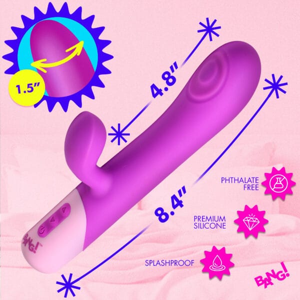 Clit Tapping Pulsing Rabbit - Purple Clit Tapping Pulsing Rabbit - Purple