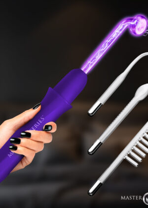 Elektrawand Rechargeable Violet Wand with Attachments - Purple