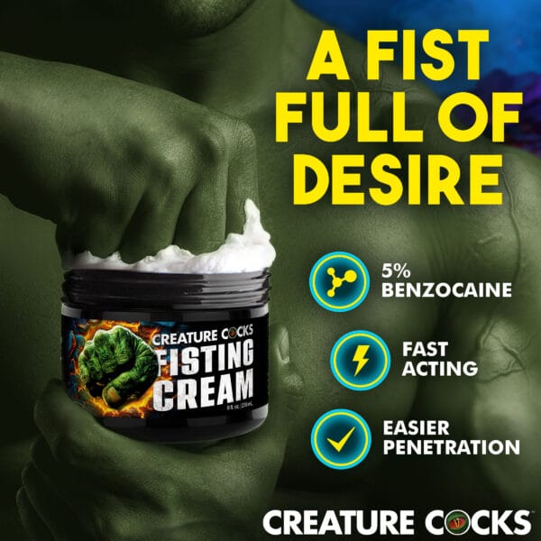 Creature Cocks Fisting Cream 8oz Creature Cocks Fisting Cream 8oz