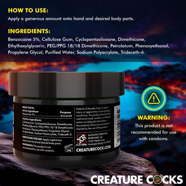 Creature Cocks Fisting Cream 8oz Creature Cocks Fisting Cream 8oz
