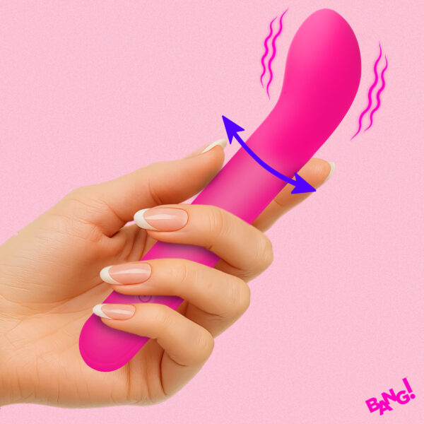 G-Spot Flexible Silicone Vibrator - PInk G-Spot Flexible Silicone Vibrator - PInk