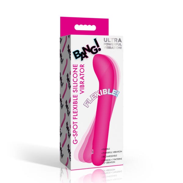 G-Spot Flexible Silicone Vibrator - PInk G-Spot Flexible Silicone Vibrator - PInk
