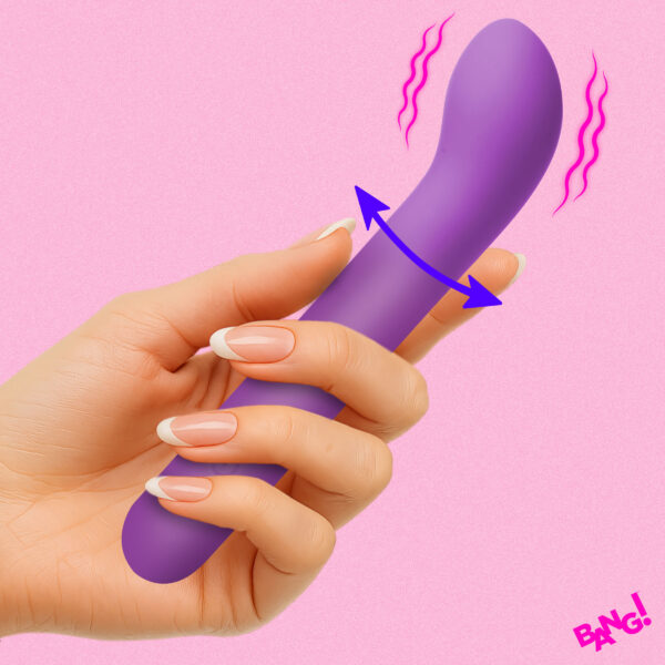 G-Spot Flexible Silicone Vibrator - Purple G-Spot Flexible Silicone Vibrator - Purple
