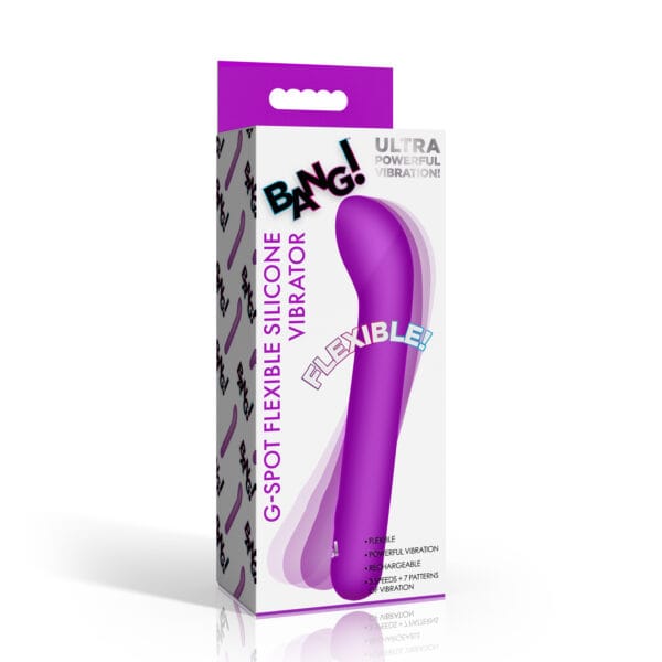 G-Spot Flexible Silicone Vibrator - Purple G-Spot Flexible Silicone Vibrator - Purple