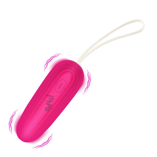 Silicone Vibrating Egg - Pink Silicone Vibrating Egg - Pink