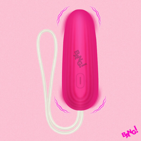 Silicone Vibrating Egg - Pink Silicone Vibrating Egg - Pink