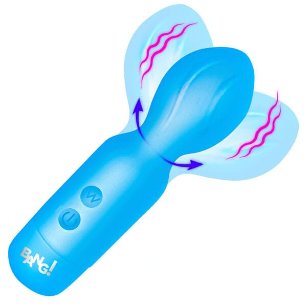 18X Vibrating Silicone Mini Wand - Blue 18X Vibrating Silicone Mini Wand - Blue