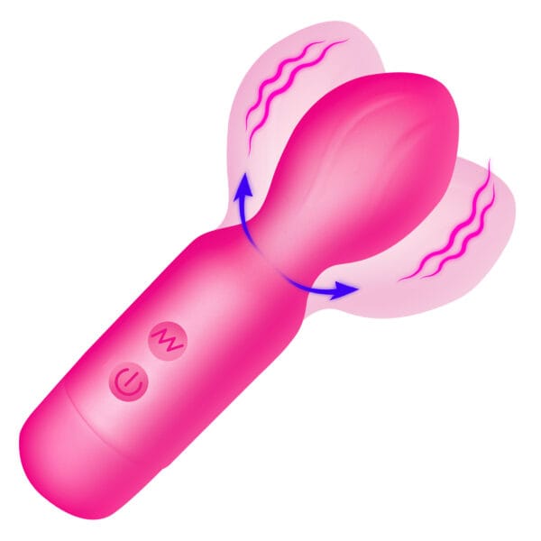 18X Vibrating Silicone Mini Wand - PInk 18X Vibrating Silicone Mini Wand - PInk
