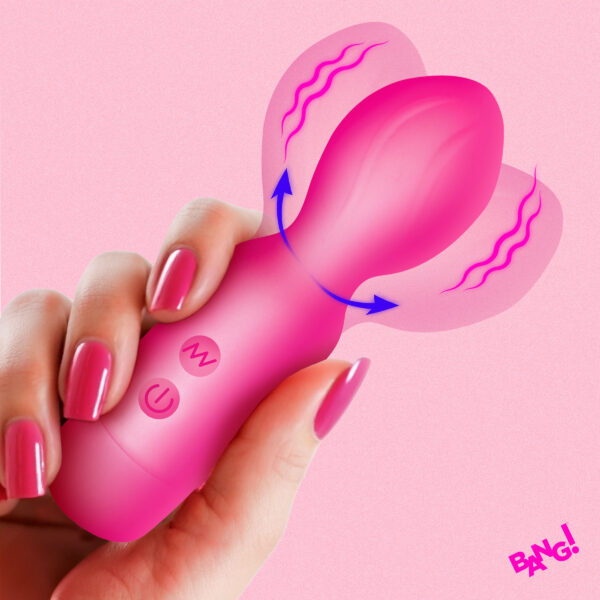 18X Vibrating Silicone Mini Wand - PInk 18X Vibrating Silicone Mini Wand - PInk