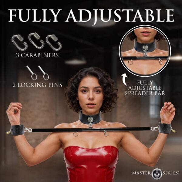 Dominion Bar Spreader Bar with Collar & Restraints Dominion Bar Spreader Bar with Collar & Restraints