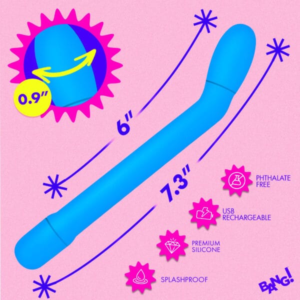 Slim G-Spot Vibrator - Blue Slim G-Spot Vibrator - Blue