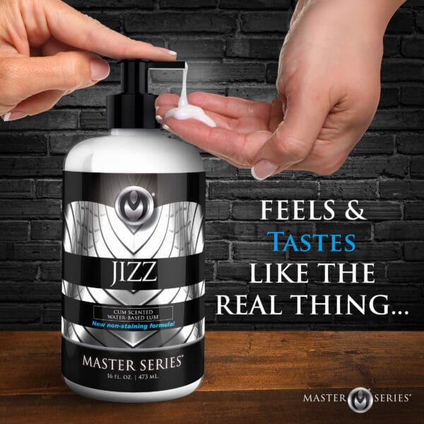 Jizz Cum-Scented Water-Based Lube 16oz Jizz Cum-Scented Water-Based Lube 16oz