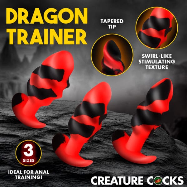 Dragon Trainer Silicone Butt Plug Set Dragon Trainer Silicone Butt Plug Set
