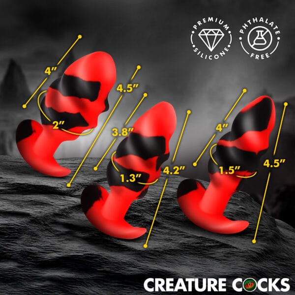 Dragon Trainer Silicone Butt Plug Set Dragon Trainer Silicone Butt Plug Set