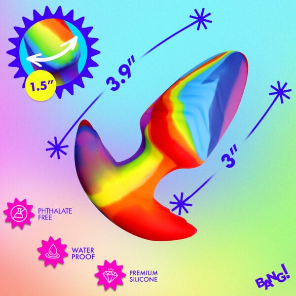 Rotating and Vibrating Silicone Butt Plug Rotating and Vibrating Silicone Butt Plug