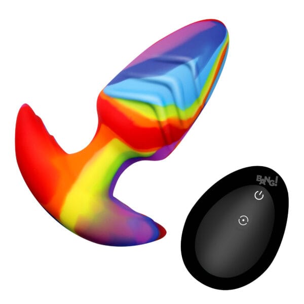 Rotating and Vibrating Silicone Butt Plug Rotating and Vibrating Silicone Butt Plug