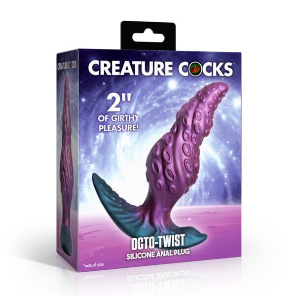 Octo-Twist Silicone Anal Plug Octo-Twist Silicone Anal Plug