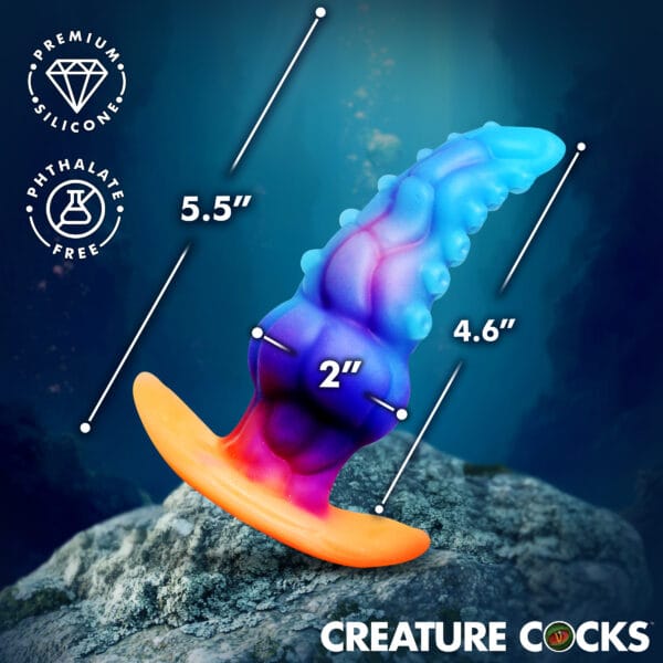 Glowtopus Glow-in-the-Dark Silicone Anal Plug Glowtopus Glow-in-the-Dark Silicone Anal Plug