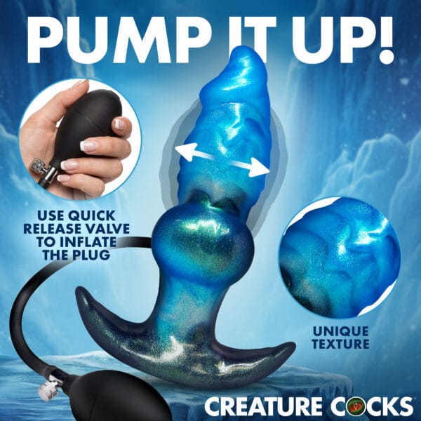Blizzard Inflatable Silicone Anal Plug Blizzard Inflatable Silicone Anal Plug
