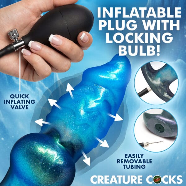 Blizzard Inflatable Silicone Anal Plug Blizzard Inflatable Silicone Anal Plug