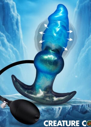 Blizzard Inflatable Silicone Anal Plug