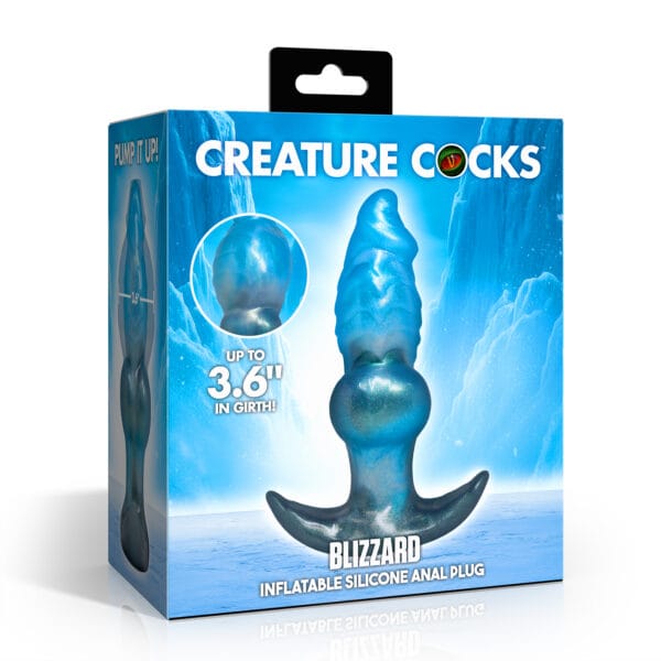 Blizzard Inflatable Silicone Anal Plug Blizzard Inflatable Silicone Anal Plug