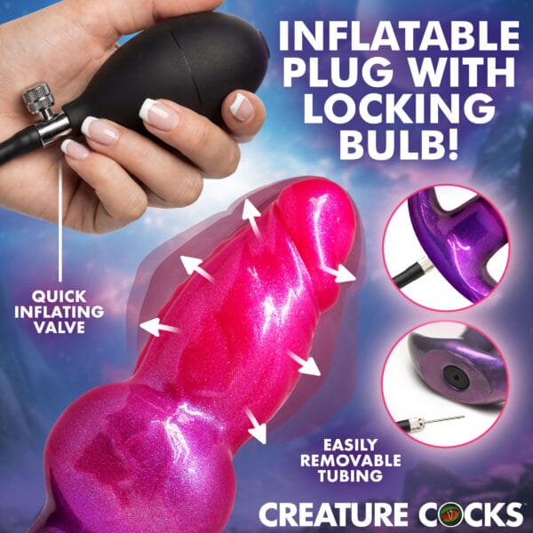 Astro Inflatable Silicone Anal Plug Astro Inflatable Silicone Anal Plug