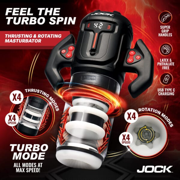 Turbo Spin Thrusting & Rotating Masturbator Turbo Spin Thrusting & Rotating Masturbator