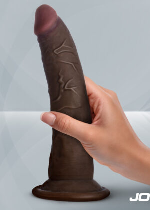 Hard-Core 7" Triple Density Dildo - Dark