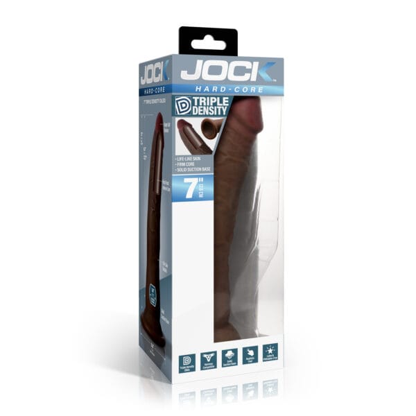 Hard-Core 7" Triple Density Dildo - Dark Hard-Core 7" Triple Density Dildo - Dark