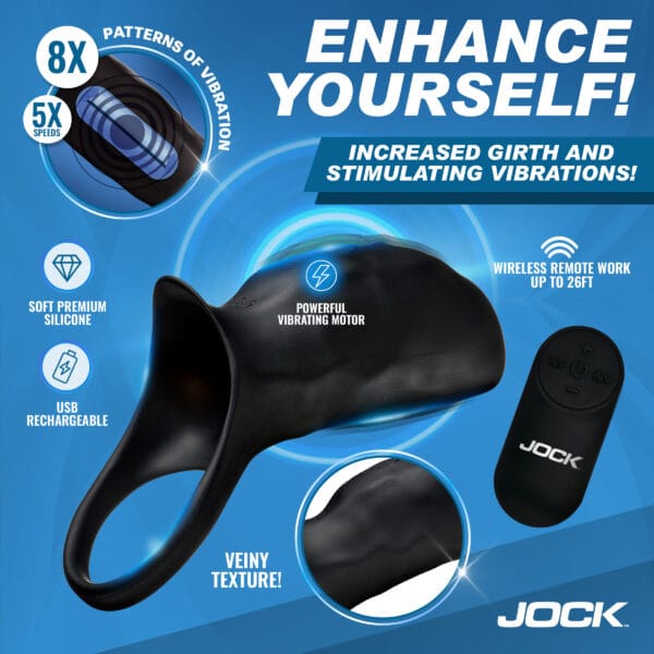 Surge Vibrating Penis Sleeve C-Ring w/ Remote Surge Vibrating Penis Sleeve C-Ring w/ Remote