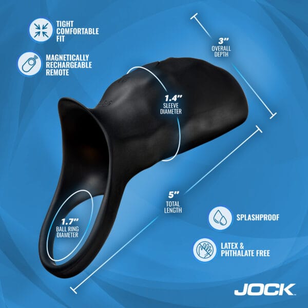 Surge Vibrating Penis Sleeve C-Ring w/ Remote Surge Vibrating Penis Sleeve C-Ring w/ Remote