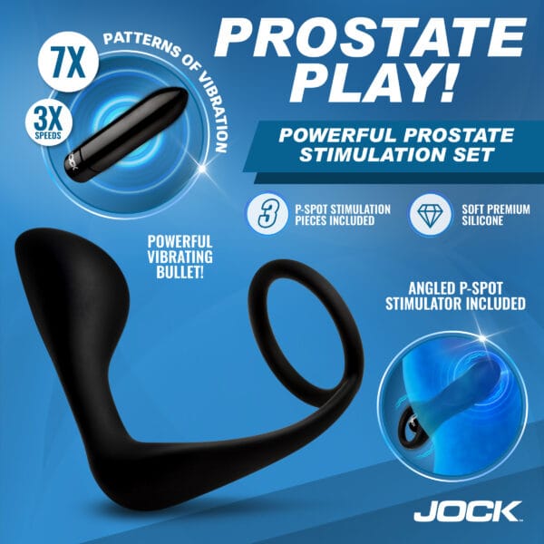 P-Spotter Silicone Prostate Vibrator Set P-Spotter Silicone Prostate Vibrator Set