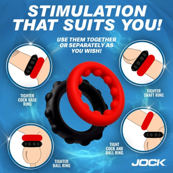 Weighted Silicone C-Ring Set Weighted Silicone C-Ring Set