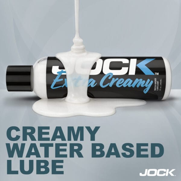 JOCK Extra Creamy Water Based Lubricant 8oz JOCK Extra Creamy Water Based Lubricant 8oz
