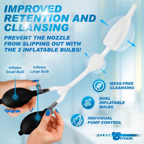 CleanStream Silicone Double Bulb Nozzle CleanStream Silicone Double Bulb Nozzle