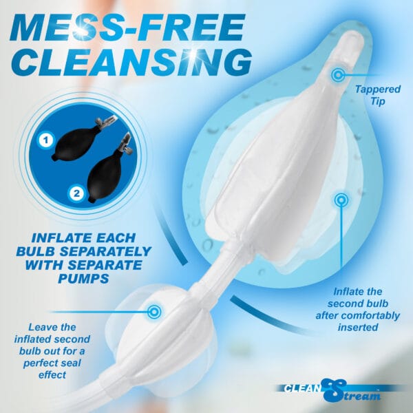 CleanStream Silicone Double Bulb Nozzle CleanStream Silicone Double Bulb Nozzle