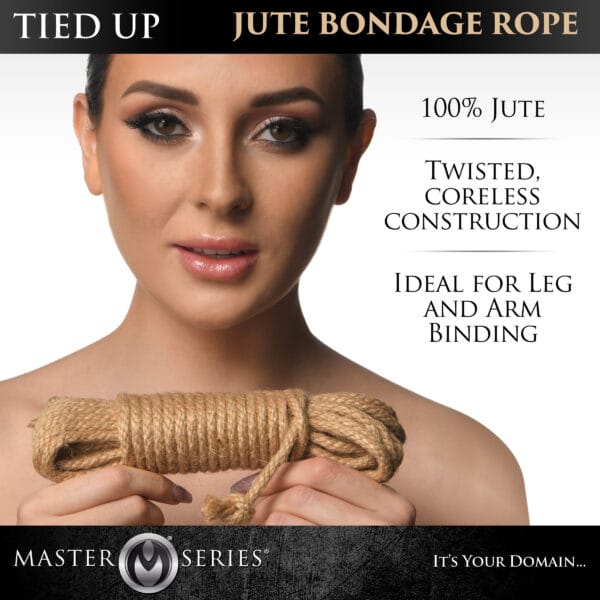 Tied Up Jute Bondage Rope - 25 Feet Tied Up Jute Bondage Rope - 25 Feet