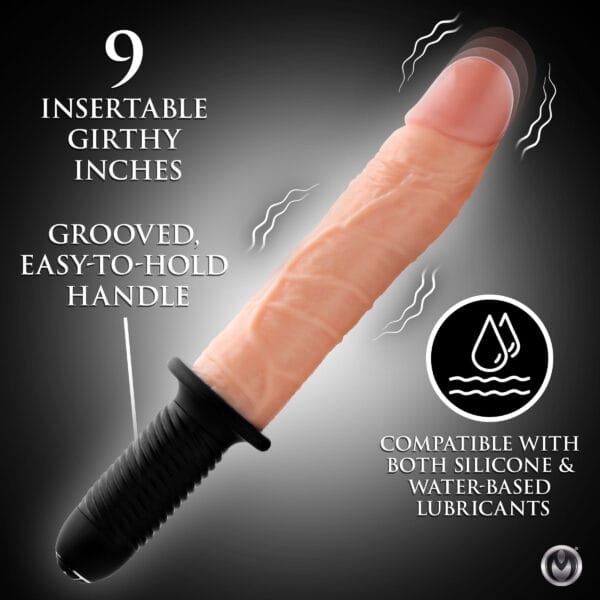 Onslaught 13 Mode XL Vibrating Dildo Thruster Onslaught 13 Mode XL Vibrating Dildo Thruster