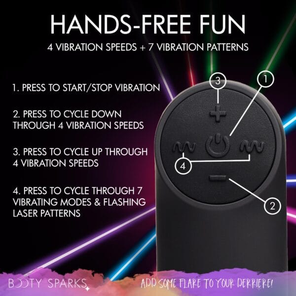 28X Laser Fuck Me Silicone Anal Plug with Remote Control - Medium 28X Laser Fuck Me Silicone Anal Plug with Remote Control - Medium