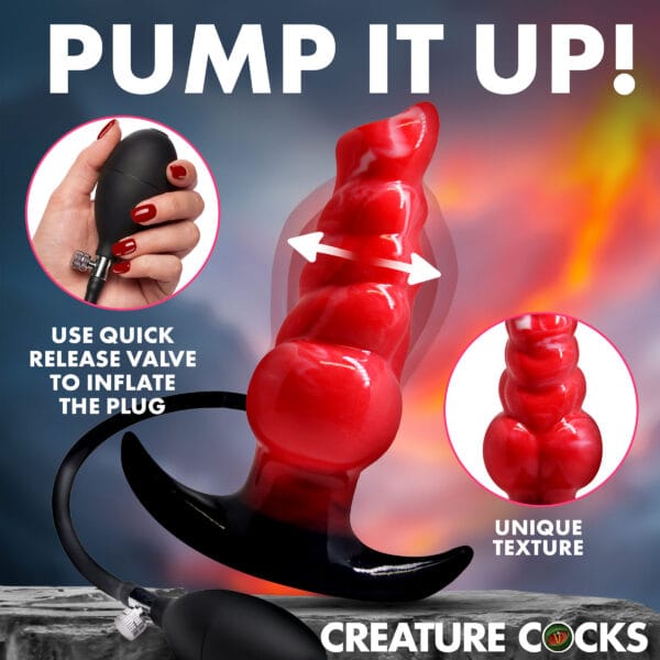 Blaze Inflatable Silicone Anal Plug Blaze Inflatable Silicone Anal Plug