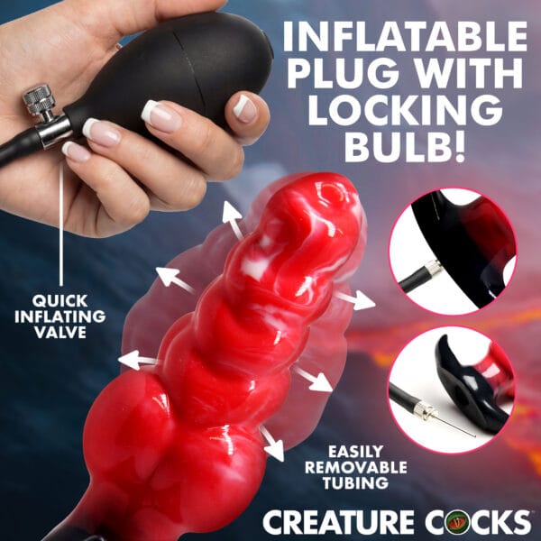 Blaze Inflatable Silicone Anal Plug Blaze Inflatable Silicone Anal Plug