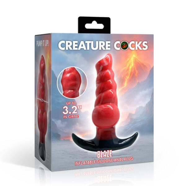 Blaze Inflatable Silicone Anal Plug Blaze Inflatable Silicone Anal Plug
