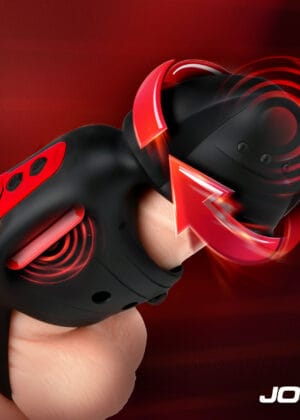 Helmet Humper Gyrating & Vibrating Silicone Masturbator