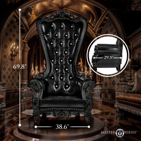 BDSM Throne Chair - Black BDSM Throne Chair - Black