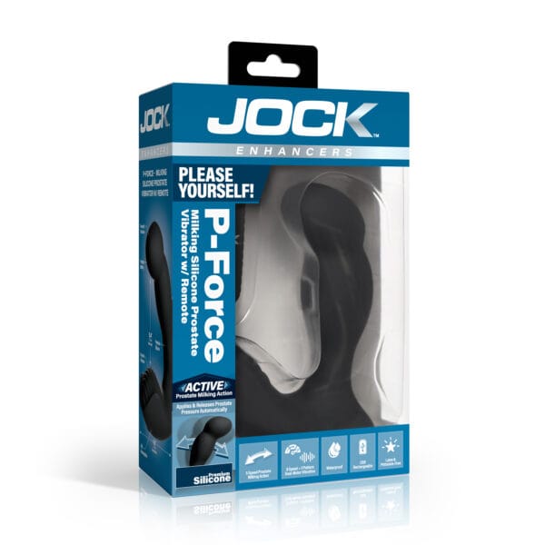 P-Force Milking Silicone Prostate Vibrator w/ Remote P-Force Milking Silicone Prostate Vibrator w/ Remote