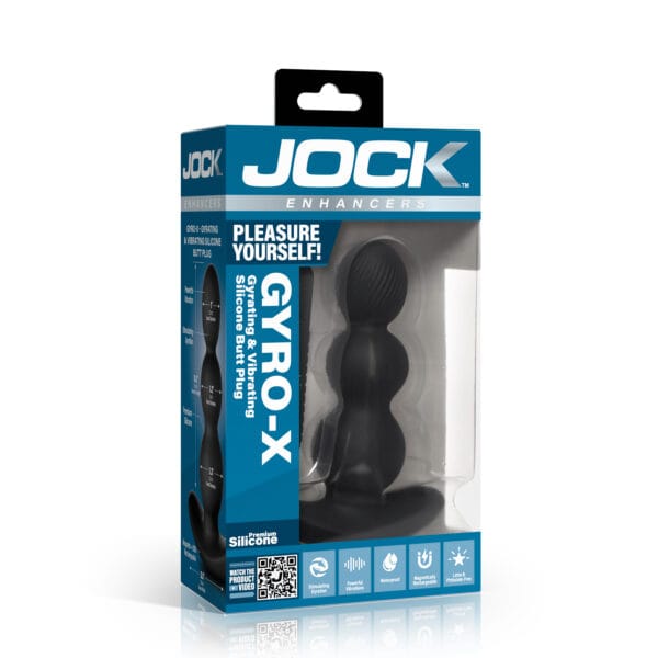 Gyro-X Gyrating & Vibrating Silicone Butt Plug Gyro-X Gyrating & Vibrating Silicone Butt Plug