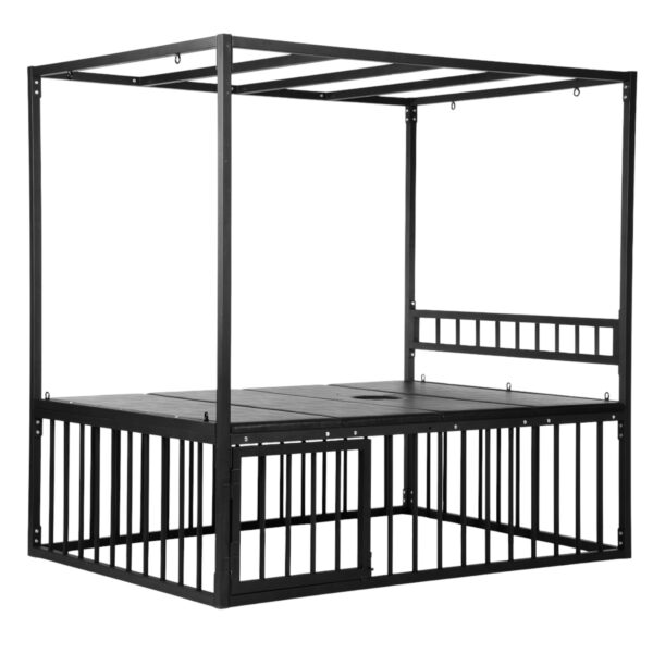 Bondage Bed with Cage Bondage Bed with Cage