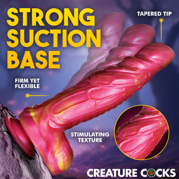 Vespid Thrusting and Vibrating Silicone Dildo Vespid Thrusting and Vibrating Silicone Dildo